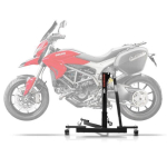 L&egrave;ve moto centrale - ConStands Power-Evo - Compatible Ducati Hyperstrada 13-15 - Capacit&eacute; 300 kg - L&eacute;ger 17 kg