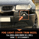 2004-2006 E83 BMW X3 Esipamper Udutulede Kate Liist R&otilde;ngas Varjund 51113400911 51113400912