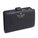 Kate Spade Madison Kompaktne Kaheklappiline Rahakott KC580 Outlet Saffiano V&auml;ike/Keskmine (Must) - Naiste, Kompaktne, Br&auml;ndi, Nahast. must