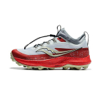 Saucony PEREGRINE 13 ST Low top Trail Running Shoes Men's Gray Red S20840-105 43