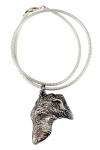 Deerhound, Scottish Deerhound - Dog necklace, unique jewellery for the dog fan, unique adder pendant by Art-Dog brand h&otilde;be