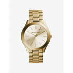 Michael Kors Slim Runway kuldse tooniga roostevabast terasest k&auml;ekell MK3179 kuld