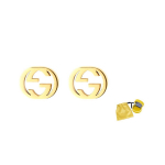 Gucci p&otilde;imitud Double G detailiga l&auml;ikivad 18K kullast k&otilde;rvar&otilde;ngad Naiste k&otilde;rvar&otilde;ngad 662111-J8500-8000 Basic Packaging-Velvet Box (Random Color),F,Gold