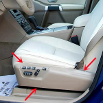 39802015 Esimese elektrilise istme vasaku poole l&uuml;litipaneeli kattepaneel Volvo S80 XC90 V70 S60 jaoks dark beige