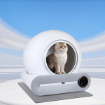 T1 intelligentne automaatne isepuhastuv kassiliivakast Tonepee 65L intelligentne lemmikloomade tualett koos rakenduse intelligentse juhtimisega 480*516*505mm valge