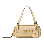 Versace Logo Nahast Bowlingu kott Mini Naiste k&auml;ekotid Kuldne 1019178-1A15180-1X23V Basic Set (Bag+Dust Bag)