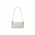 Michael Kors Empire Logo Tr&uuml;kiga Keskmine Ketilinkidega L&otilde;uend Sidur Crossbody Kott Naiste k&auml;ekotid Valge 32H3G8EW6B0160 Basic Set (Bag+Dust Bag)