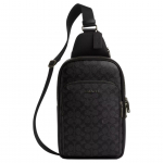 Kott Ethan 21 Klassikaline Logotr&uuml;kiga Kaetud L&otilde;uend ja Vasikanahk Rinnakott V&auml;ikesed Meeste kotid Pronks S&uuml;si Must CZ393-QBMI5 Basic Set (Bag+Dust Bag)