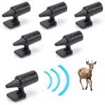6 PCS Sifflet Ultrasons Ultra Son Anti-Gibier,Dispositif de Sifflet d'avertissement,Ultrasonique Cerf Attention