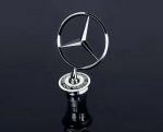 M&auml;rk auto kapotile Esiosa Kroomitud Logo Kapoti T&auml;his Mercedes Benz AMG W204 W205 W203 W201 W212 W213 W211 W220 W222 W223 W124 jaoks