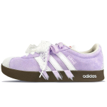 Adidas Neo VL Court Lifestyle Slip Resistant Cushioning Abrasion Resistant Low top Skateboard Shoes Unisex Light Purple HQ1802(Team401-) 40 gray