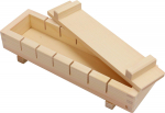 Ichihara Puidut&ouml;&ouml;tus Sushi Pikkus x Laius x K&otilde;rgus Puu Pressitud Sushi Press, K&uuml;press, 27,5 8,5 5,5cm, Naine, N&otilde;u, 7-l&otilde;ikeline