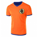 Goku Oranž T-s&auml;rk Muay Thai Kickboxing Segatud Martial Art Sport 3D Prindi Vintage Treening Unisex Mehed Naised L&uuml;hike Varrukas &Uuml;mmargune Kael S