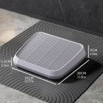 Kassiliivap&uuml;&uuml;dja Kaldkasti Kasti Kahekihiline K&auml;papuhastusplaat Kassipedaal Astmepink Filtriga Universaalne Liivakasti Tarvikud hall v&auml;rv