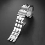 Kella Tarvikud Swatch YCS YAS YGS jaoks H&otilde;bedane Must T&auml;is roostevabast terasest kellarihm Meeste / Naiste Metall 17MM 19MM 21MM 17mm