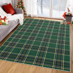 J&otilde;ulud Elutoa Vaip P&otilde;himatt Roheline Ruuduline Triipudega Vaip J&otilde;ulud Kodu Kaunistus Matid 80x120cm