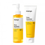 ma:nyo Puhta sojaoa puhastus&otilde;li 200ml ja vaht 120ml 2-osaline komplekt | Valgurikas s&uuml;gavpuhastus ja toitev K-Beauty duo