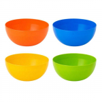 Korduvkasutatavad kausid - SIROCO - 15 cm (Komplektis 4) - Mitmev&auml;rviline - Vastupidav plastik - Virnastatavad