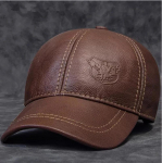 Lehmanahast 56-60 cm Must/Pruun Pesapallim&uuml;tsid Kotka Prindiga Meestele Vabaaja T&auml;navastiil Gf Gorras Isa M&uuml;ts Mehelik Ehtne Nahk XXL 59 60cm