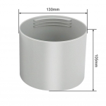 130 150mm Toru Pikendusvoolik Teleskoopiline Painduv Mobiilse Konditsioneeri V&auml;ljalasketoru Tarvikud Ventilatsioonivoolik 1,5/2M