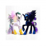 2 tk My Little Pony printsess Luna Celestia komplekt