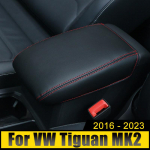 Autotarvikud Volkswagen VW Tiguan MK2 2016 2017 2018 2019 2020 2024 2024 2024 PU K&auml;etoe Konsooli Kate Polsterdatud Kastikate