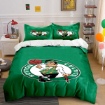 Boston Celticsi logo motiiv. Voodipesukomplektid Tekikotikomplektid Tekikotid Padjap&uuml;&uuml;rid(1 * Tekikott 2 * Padjap&uuml;&uuml;ri (tekk ei kuulu komplekti)) 135x200cm