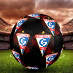 ZABRZE G Sisejalgpall V&auml;rviline Masin&otilde;mmeldud PVC Suurus 5 Meeskonna Treeninguks V&otilde;istluseks Valmis Vastupidav K&otilde;rge p&otilde;rkega Lahe Spordikingitus white