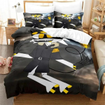 3D Prinditud Murder Drones Voodipesukomplekt Poistele T&uuml;drukutele &Uuml;heinimesevoodi Kuningas Suurus Tekikott Padjap&uuml;&uuml;r Voodi T&auml;iskasvanud Mood Kodutekstiil EU single(135x200cm)