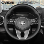 Kohandatud nahast auto rooliratta kate 100% sobivus Kia K5 Optima 2018 2019 Sportage 3 2019 Forte Ceed Cee'd 2017 2018 2019