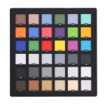 Color Checker Kaamera V&auml;rvikorrektsiooni Kaart 8,3 x 8,3 tolli V&auml;rvikaleerimise Graafik 36 V&auml;rviplekiga Graafik Foto Video V&auml;rvideks blue