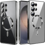 Magnetiline Kattega Pehme Kest For Samsung Galaxy S26 Ultra/Plus S26ultra jaoks L&auml;bipaistev Silikoonkate &Uuml;hilduv for Galaxy S26 gray