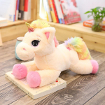 40/60/80cm Pehmed loomad Nukud Kawaii Joonisfilm Vikerkaare &Uuml;kssarvik Pl&uuml;&uuml;sist m&auml;nguasjad Kingitused S&uuml;nnip&auml;evakingitus 40cm roosa