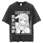 Minu &Uuml;mberriietumise Kallis Kitagawa Marin Klassikaline Manga Stseen Vintage Pesuga Anime T-s&auml;rk, Unisex Romantilise Kom&ouml;&ouml;dia Anime F&auml;nn T&auml;navar&otilde;ivastus T-s&auml;rk, 100% Puuvill S