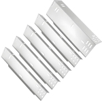 5 tk Grillivahetusosade komplekt Roostevabast terasest Kuumutusplaat Kuumuse jaotus DGH474CRP Gaasigrilli Remonditarvikud 1 white