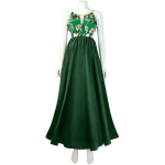 Koletis Shrek, Printsess Fiona Cosplay Kost&uuml;&uuml;m, Printsess Fiona Roheline Kleit cos Kost&uuml;&uuml;m XS black