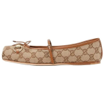 Gucci Naiste Horsebit Baleriina 'GG L&otilde;uend - Beež Tume Pruun' Naiste 814321 FAD6C 9745 38 brown