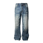 Ameerika retro t&auml;navapesu vanad v&auml;lgupragudega teksad meeste kevadtrend br&auml;nd mitmek&uuml;lgne cleanfit trend S must