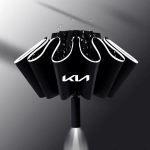 T&auml;isautomaatne auto vihmavari LED-taskulambi ja helkurribaga KIA KN K3 K5 Sportage Rio Sorento Picanto Ceed Tarvikutele black