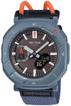 Casio Pro Trek PROTREK PRJ-B001B-2JF Meeste Hiker Line Bluetooth Tough Solar Kell Biomassist Plastik Bungee n&ouml;&ouml;rist Rihm Tolmukollane Sinine Jaapani Siseturu Ehtne black