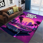 GTA Vaip elutuppa, magamistuppa, koju, diivani kaunistuseks, laste m&auml;ngimiseks, libisemiskindel p&otilde;randamatt 80x120cm( 31x47in)