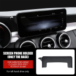 Autofoonihoidik Mercedes-Benz C GLC V-klassile w204 w205 x253 w447 7/10,25-tollisele multimeediakraanile Mobiiltelefonihoidik Salongi C Class 2019-2021