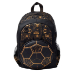 Laste seljakott Kool suur mahutavus &Otilde;lakott Spordiks V&auml;litingimustesse Vabaaja uus Black circuit football large school bag (42*30cm)