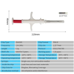 20 tk Lemmiklooma mikrokiip 134,2 kHz Loomade s&uuml;stal EM4305 ID kiip ISO11784/11785 FDX-B Loomade s&uuml;stimise mikrokiip Koerale Kassile 20pcs 1.25x7mm