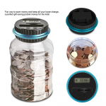 Hosup&otilde;rsast m&uuml;ntide elektrooniline digitaalne LCD-loendus m&uuml;ntide raha s&auml;&auml;stmise karp purki m&uuml;ntide hoiukarp GBP