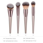 4/9/10 tk Puidust jumestuskreem Cosmetic kulmude lauv&auml;rv meigipintsli komplektid t&ouml;&ouml;riistad 4pcs