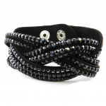 Les Tr&eacute;sors De Lily [J2023] - Bracelet Cr&eacute;ateur 'Sissi' noir must