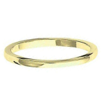 Alliance Plaqu&eacute; Or 'Lien d'Amour' lisse - 2 mm 52 kuld