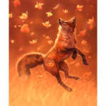 Teemantmosaiik Animal Fox K&auml;sitsi valmistatud teemantmaali ristpistes komplektid Teemanttikandid Kodukaunistus 20X30CM