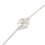 Les Tr&eacute;sors De Lily [M7067] - Bracelet Argent 'Rosa Romantica' h&otilde;be